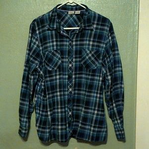 L.L.Bean Plaid Button Up